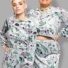 cosmic drifters high waist maxi skirt forest witch print pairs(1)