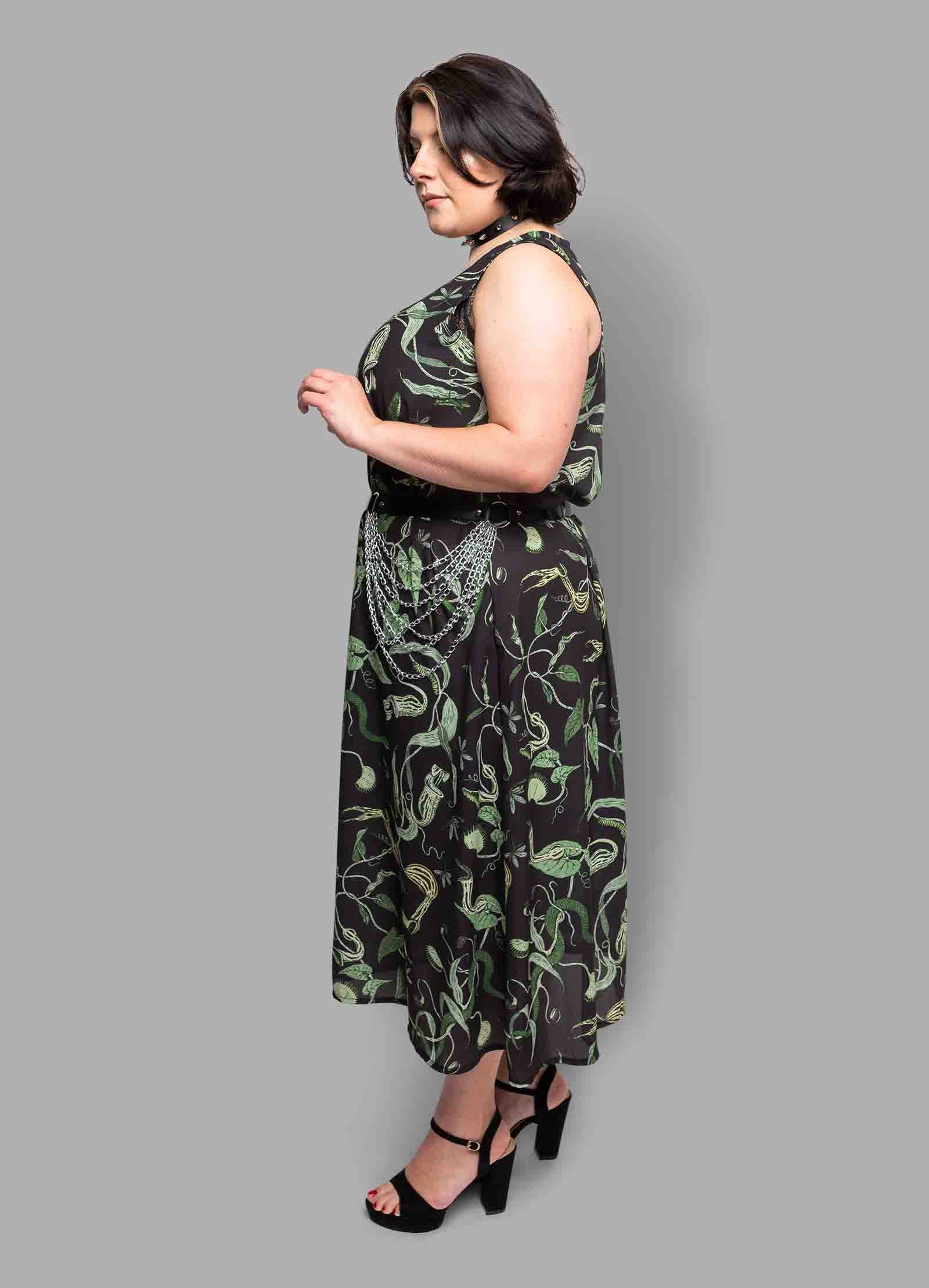 Susannah Plunge Maxi Dress