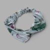 velvet knot wrap headband forest witch print flat lay