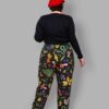 cosmic drifters high waist tapered trousers back hedge witch