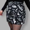 cosmic drifters fully lined mini skirt detail fungalis