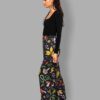 cosmic drifters high waisted wide leg trousers side hedge witch