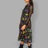 cosmic drifters midi pinafore dress side hedge witch