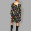 cosmic drifters tiered tea dress back hedge witch