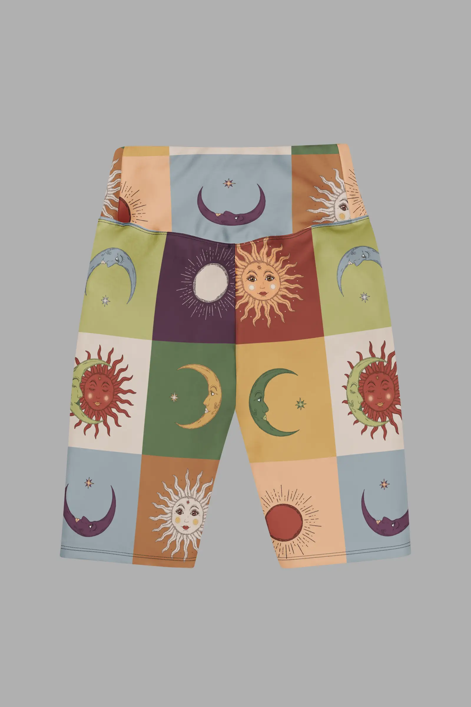 90s patchwork biker shorts flat2