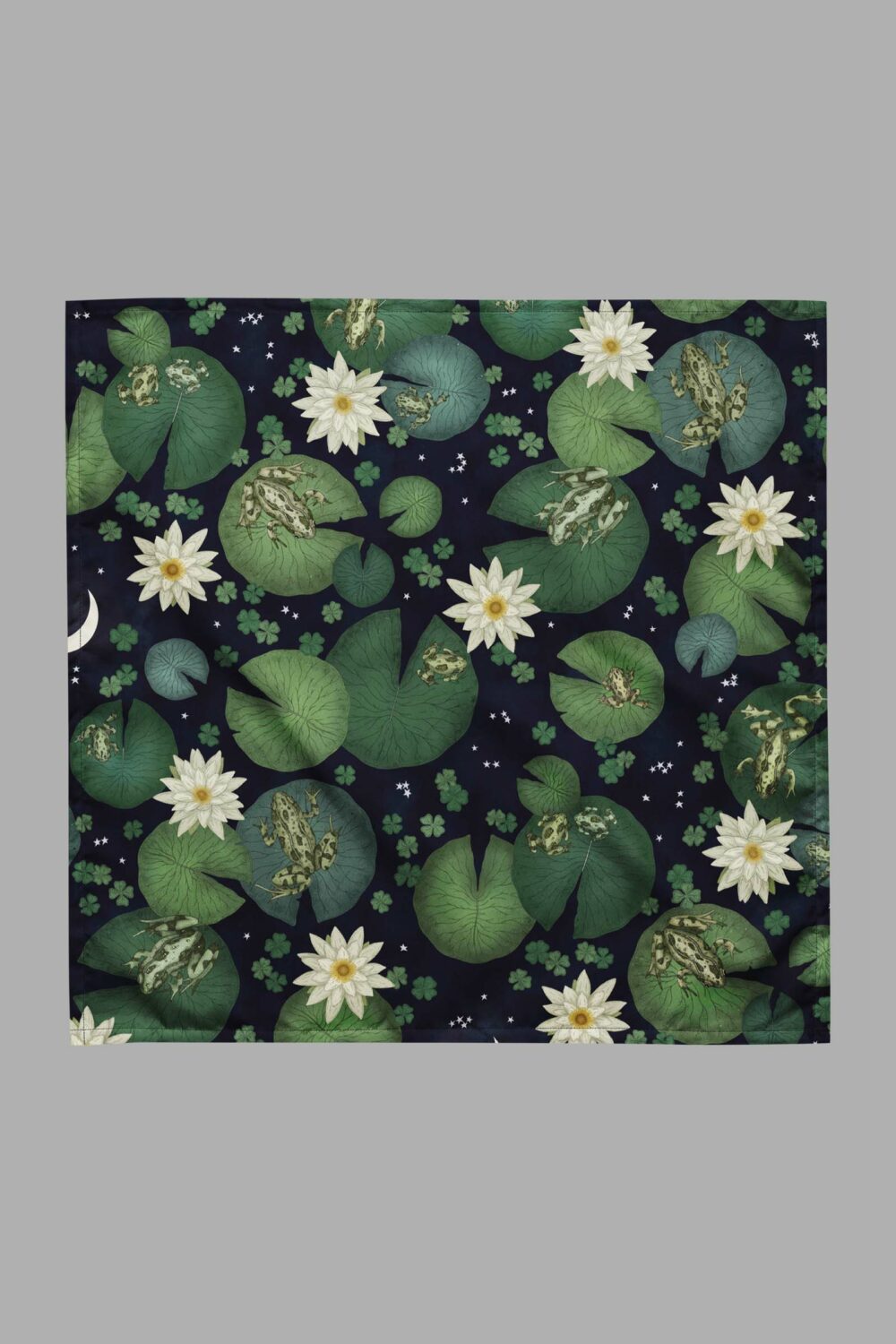 lily pond print bandana 2