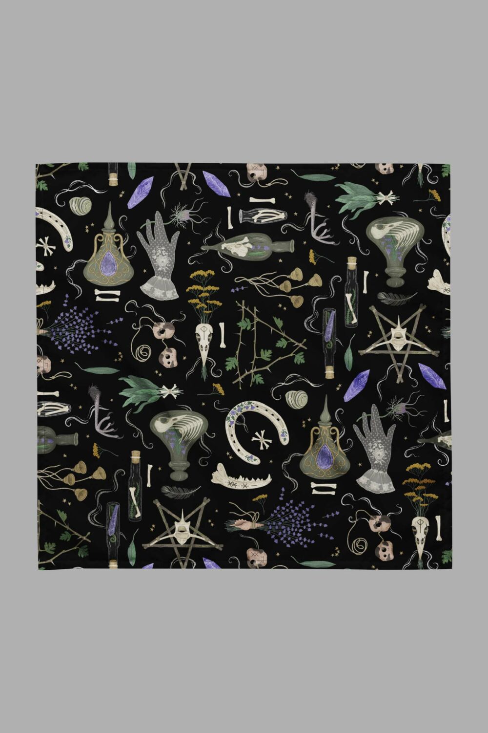 witches altar print bandana 2