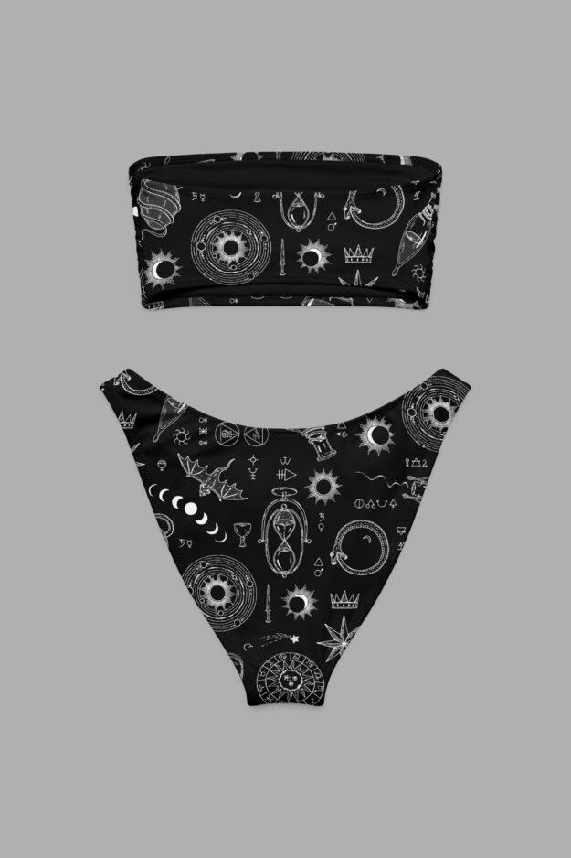 alchemy print bandeau bikini2
