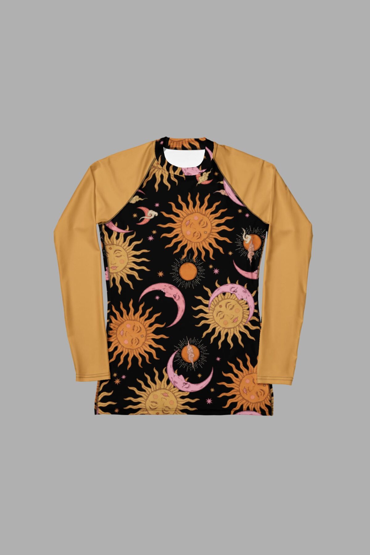 celestial dreams print rash guard front2