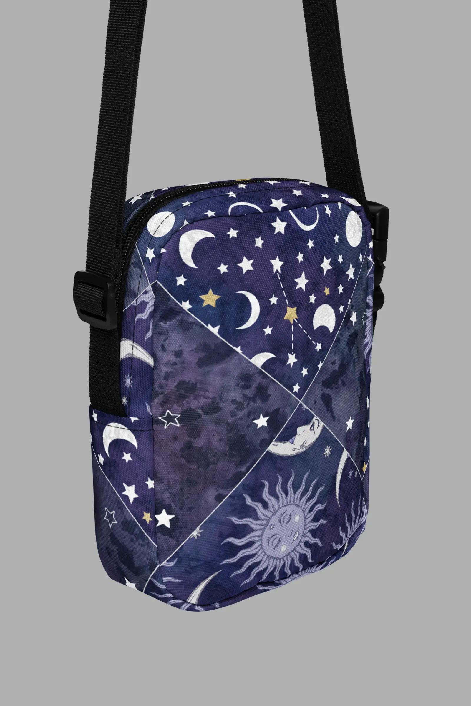 celestial patchwork print utility crossbody bag 2
