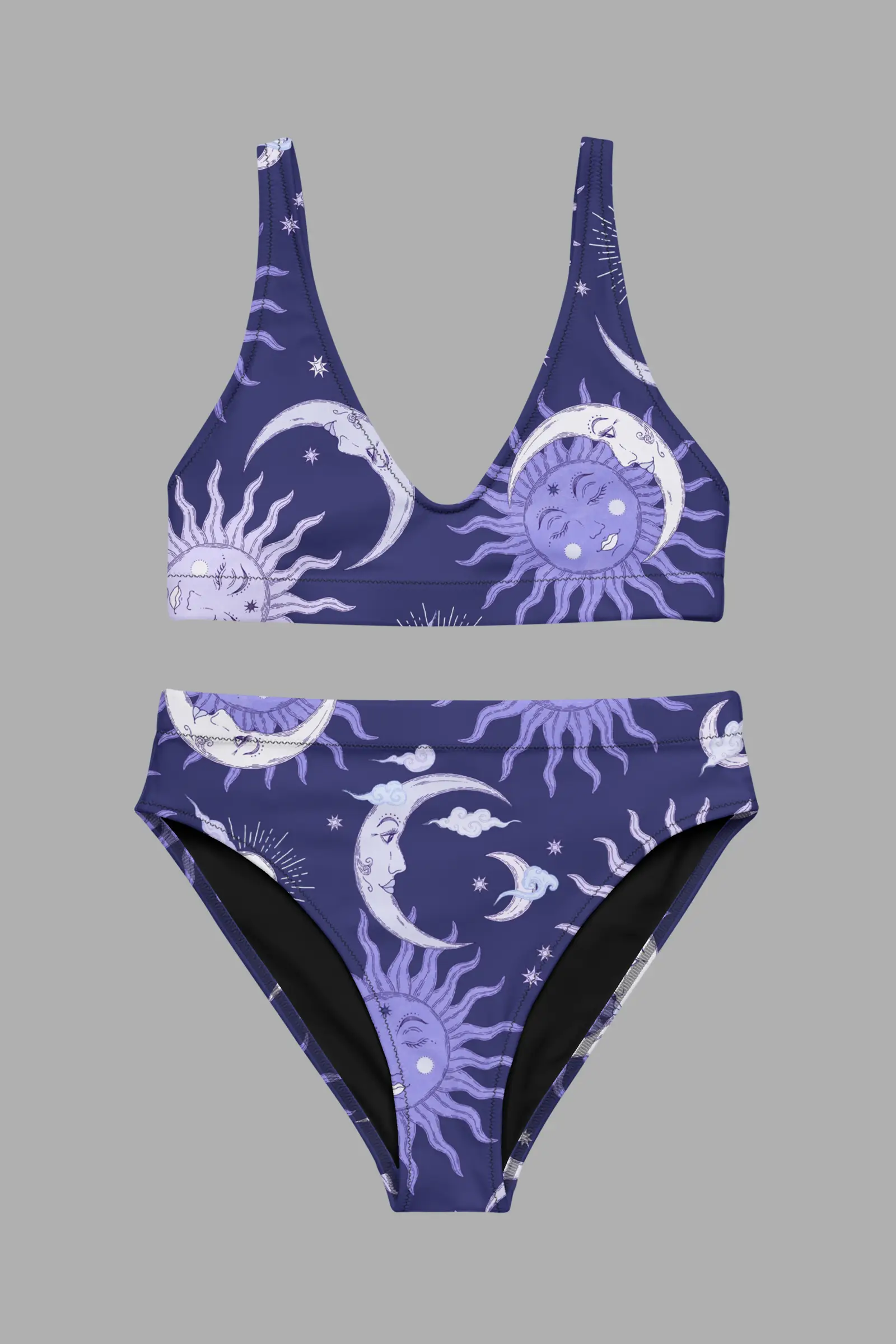celestial whimsy high waist bikini flat1