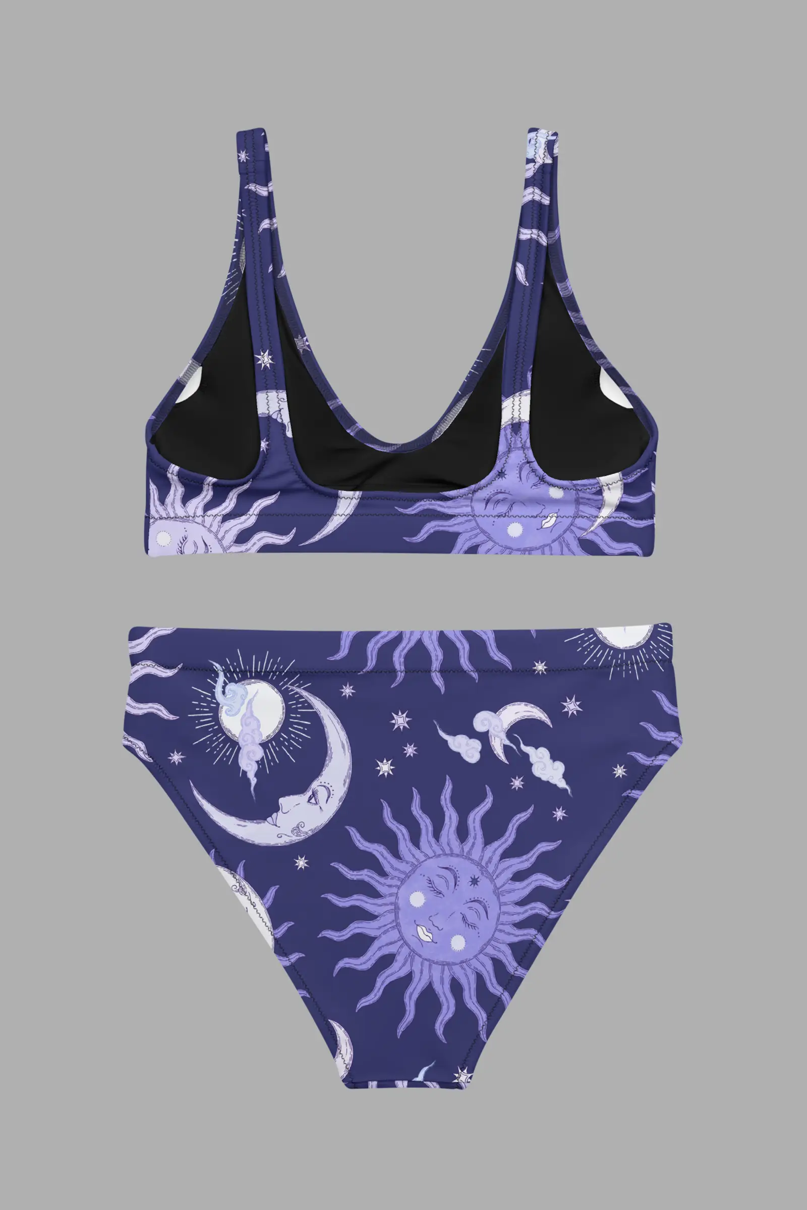 celestial whimsy high waist bikini flat2