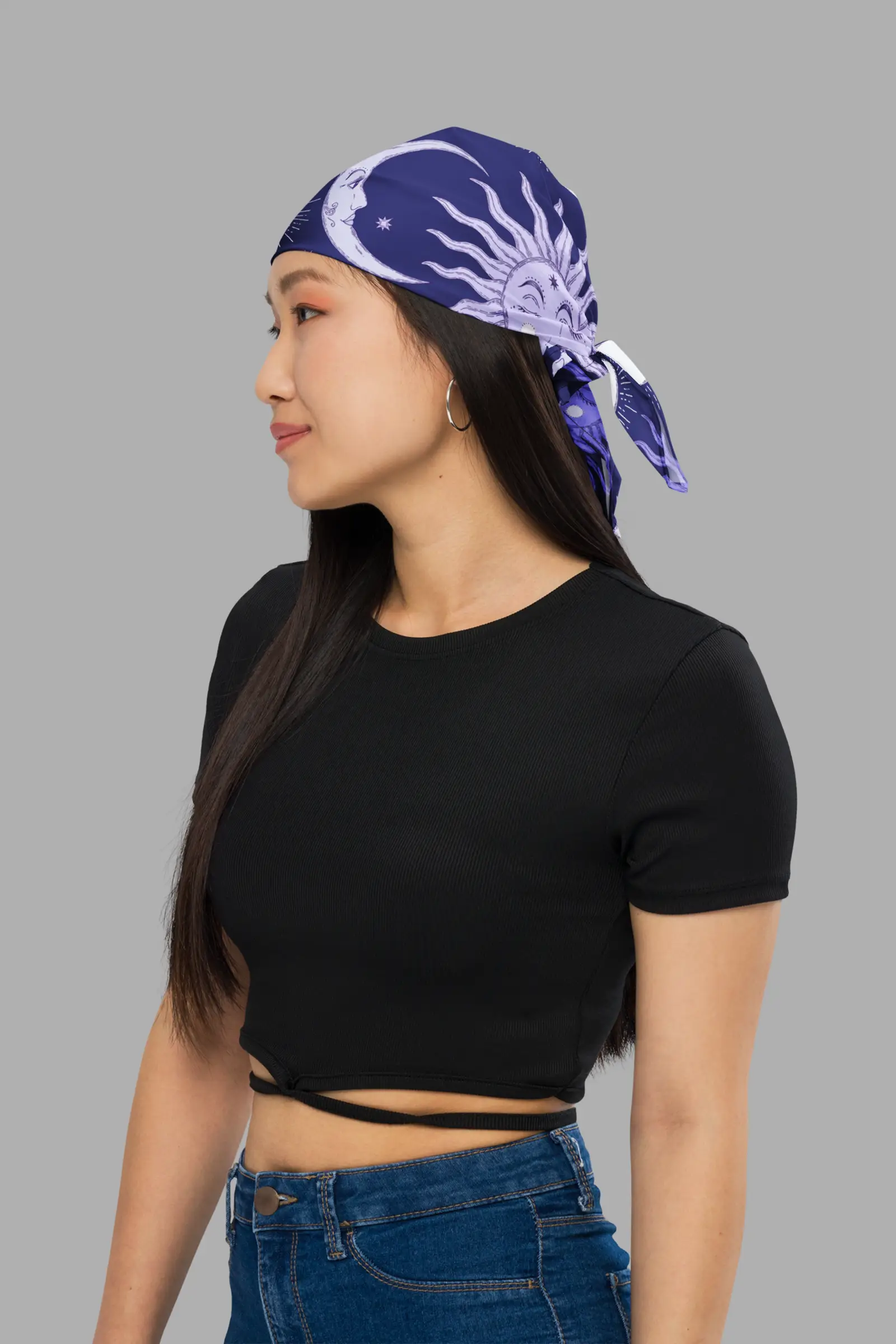 celestial whimsy print bandana 1