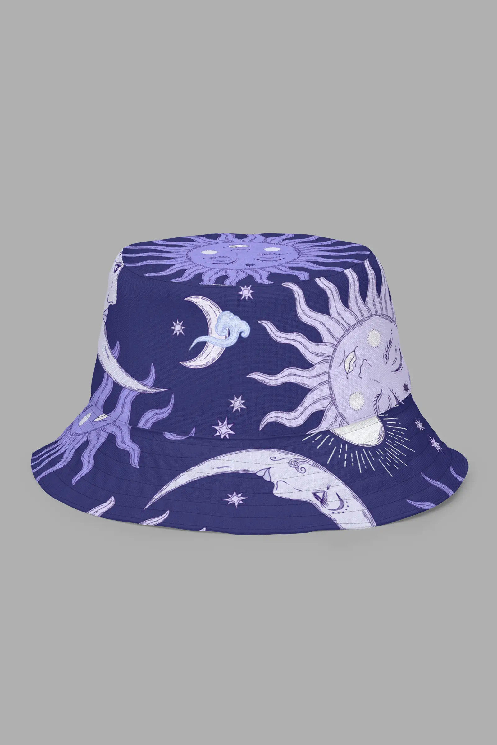 celestial whimsy print reversible bucket hat 1