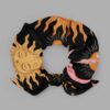 cosmic drifters celestial carnival print recycled scrunchie 2