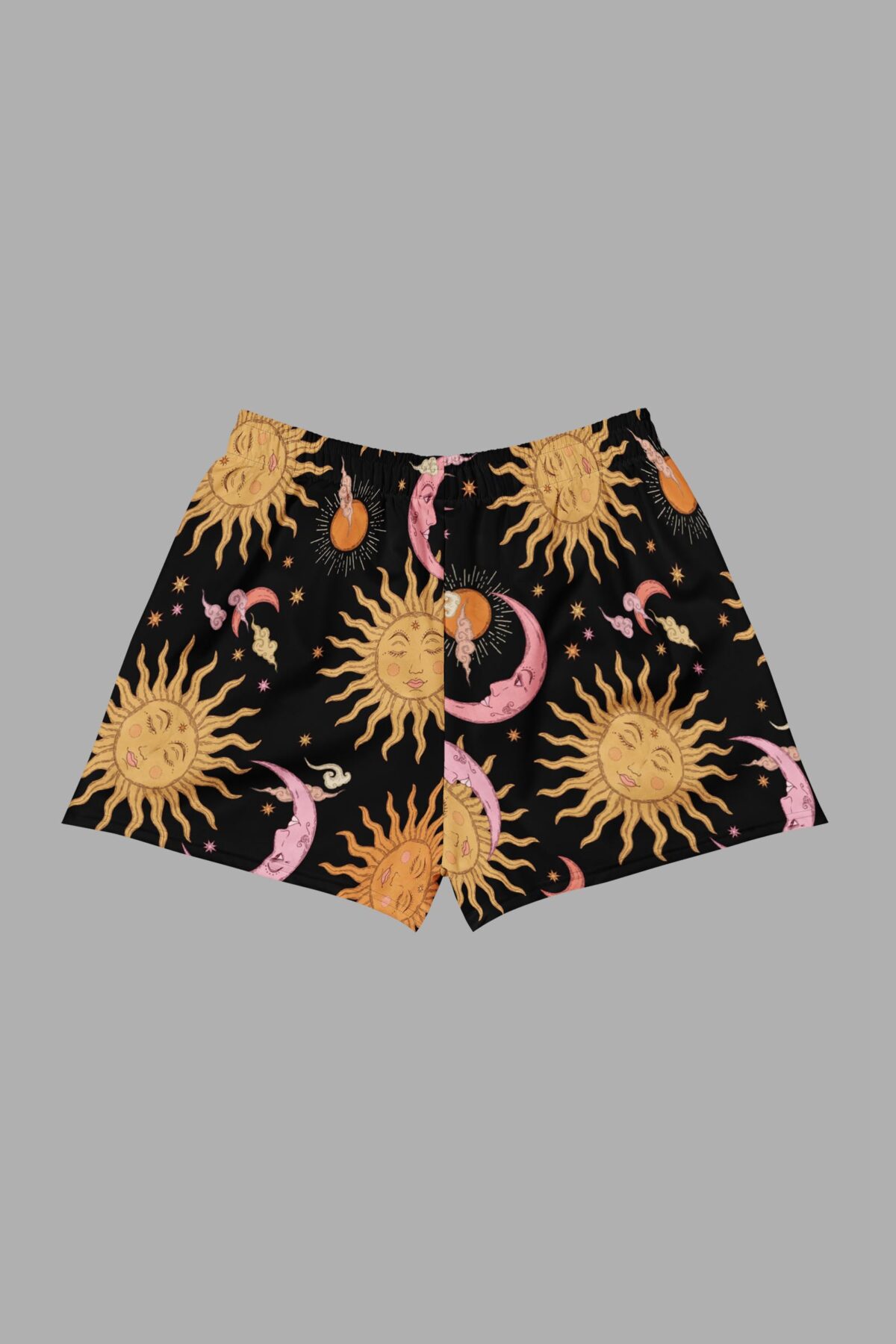cosmic drifters celestial dreams print athletic shorts back2