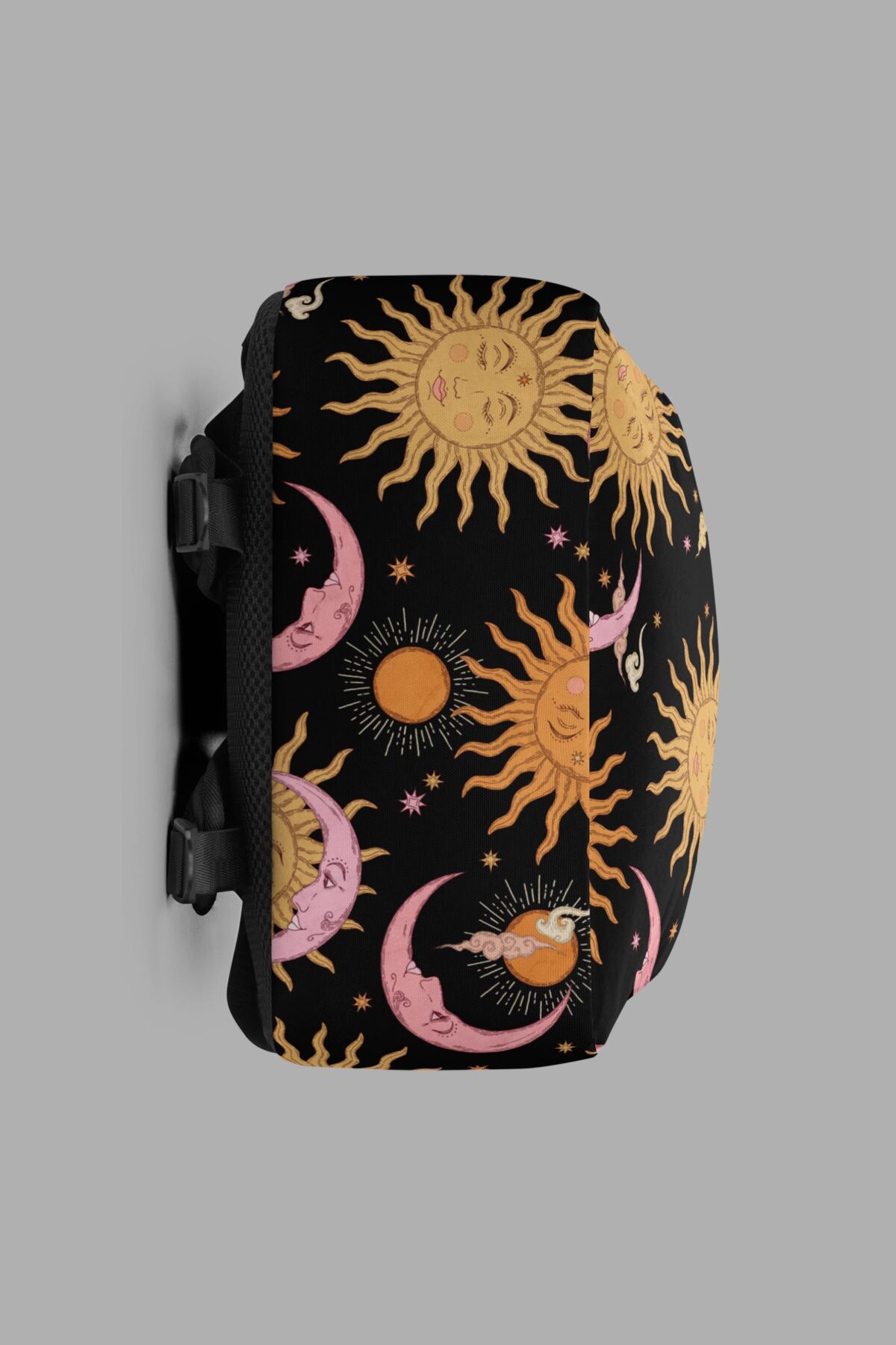 cosmic drifters celestial dreams print backpack bottom