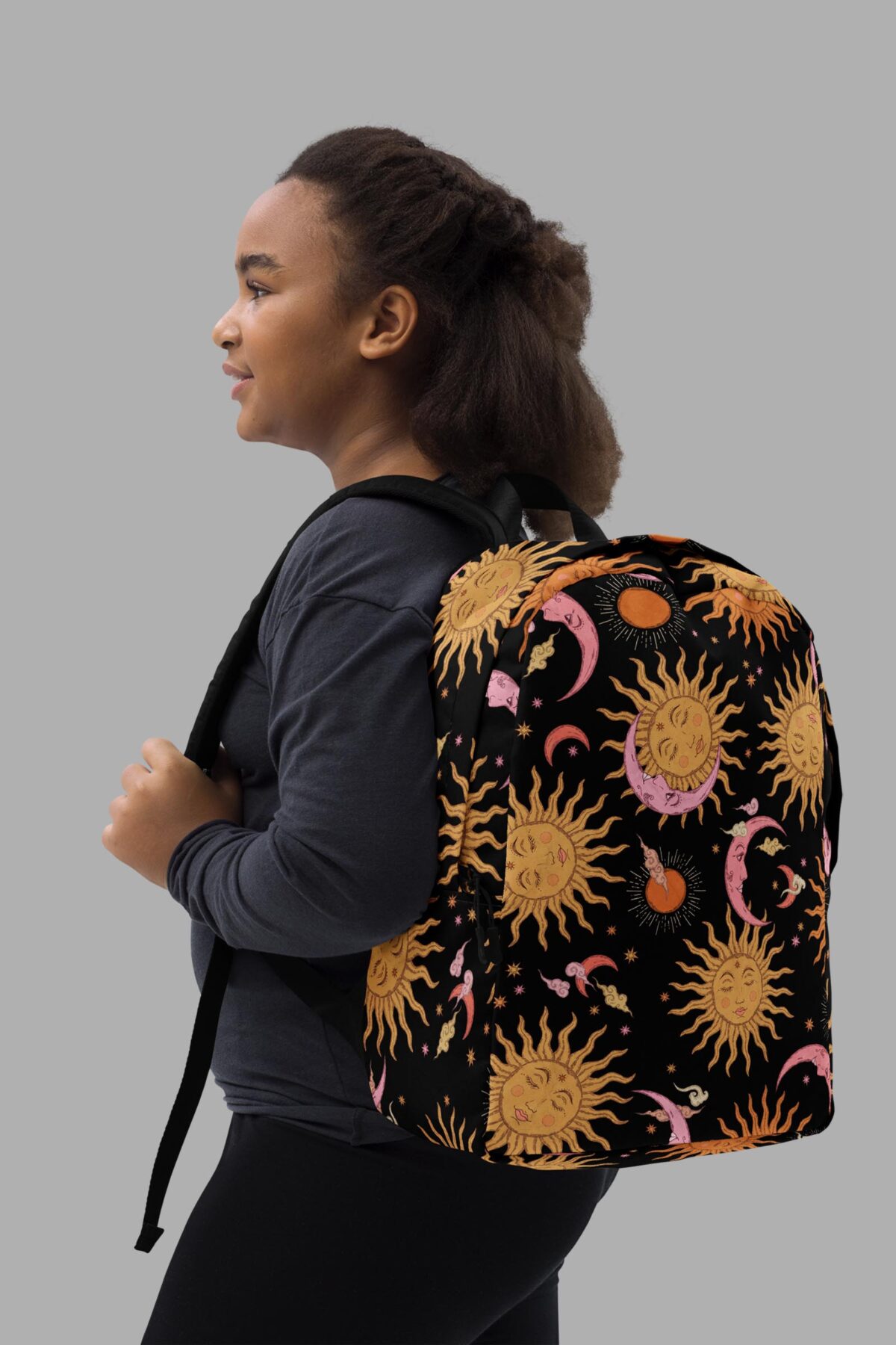 cosmic drifters celestial dreams print backpack model2