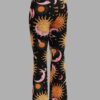 cosmic drifters celestial dreams print flare leggings back 1