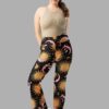 cosmic drifters celestial dreams print flare leggings front