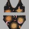 cosmic drifters celestial dreams print high waist bikini back2