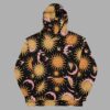 cosmic drifters celestial dreams print recycled unisex hoodie front 2