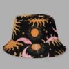 cosmic drifters celestial dreams print reversible bucket hat