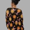 cosmic drifters celestial dreams print sweater back