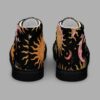 cosmic drifters celestial dreams print womens high top canvas shoes 3