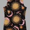 cosmic drifters celestial dreams print womens tank top back 2