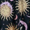 cosmic drifters celestial dreams printed fabric