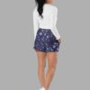 cosmic drifters celestial patchwork athletic shorts back