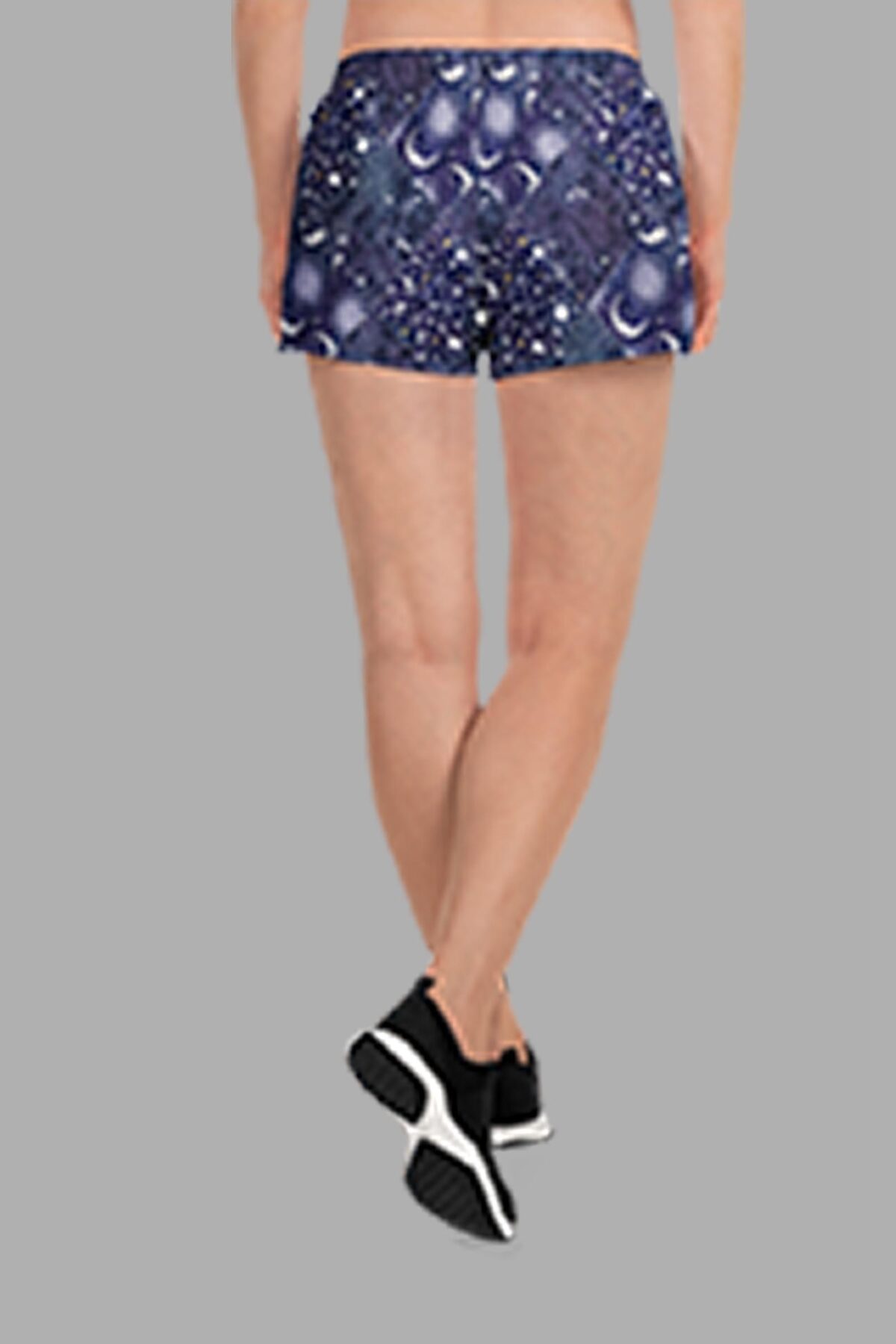 cosmic drifters celestial patchwork athletic shorts back2