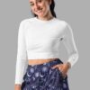 cosmic drifters celestial patchwork athletic shorts front