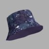cosmic drifters celestial patchwork bucket hat