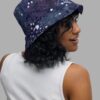 cosmic drifters celestial patchwork bucket hat side