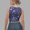 cosmic drifters celestial patchwork crop top back