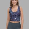 cosmic drifters celestial patchwork crop top front