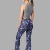 celestial patchwork flared leggings