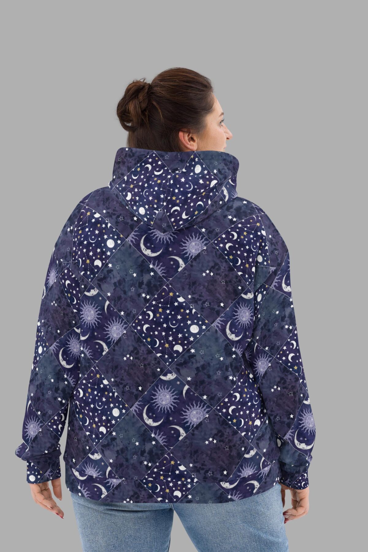cosmic drifters celestial patchwork sweatshirt back2