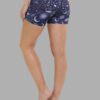cosmic drifters celestial patchwork yoga shorts back
