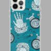 cosmic drifters clairvoyant clear case for iphone iphone 12 pro max case on phone 64e355e7aecdf