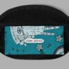 cosmic drifters clairvoyant print fanny pack pocket
