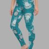 cosmic drifters clairvoyant print one piece yoga leggings side