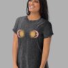 cosmic drifters cosmic tiddies unisex denim t shirt black front 2