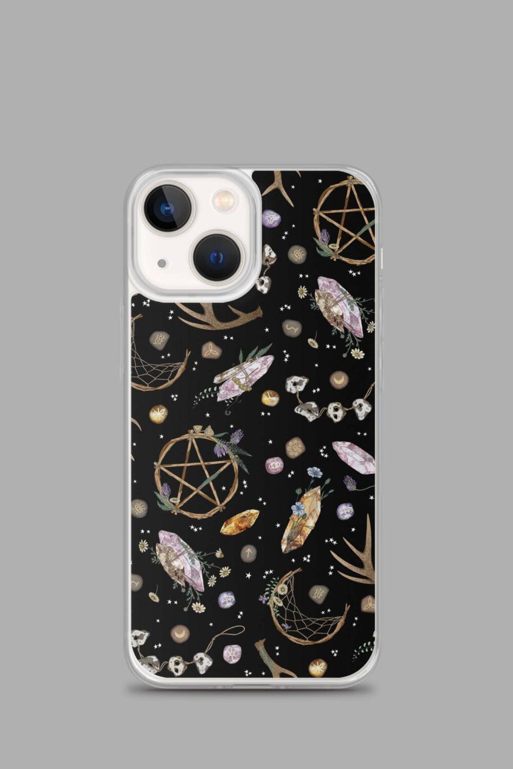 cosmic drifters earth witch clear case for iphone iphone 13 mini case on phone 64e3581c94abb
