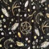 cosmic drifters earth witch print fabric