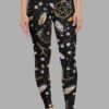 cosmic drifters earth witch print one piece yoga leggings front