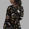 cosmic drifters earth witch print sweater front2