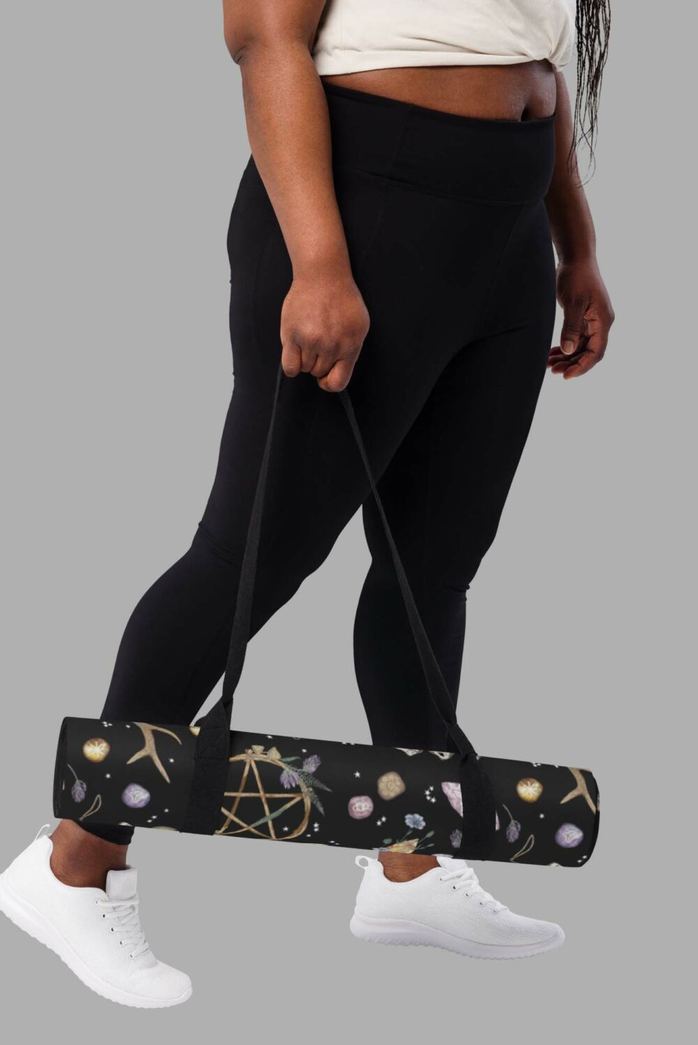 cosmic drifters earth witch yoga mat